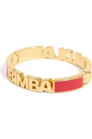 Bimba y Lola Logo-lettering enamel-detail bracelet