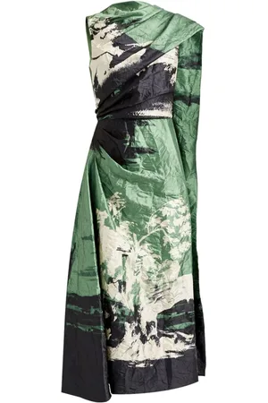 Erdem Scarf-detailing dress