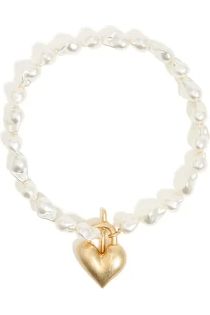 Bimba y Lola Matte-golden heart necklace
