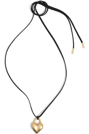 Bimba y Lola Matte-heart pendant necklace