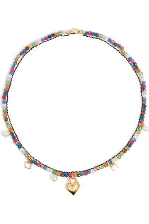 Bimba y Lola Multicolour-beaded necklace