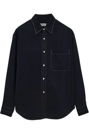 LEMAIRE Contrasting buttons shirt