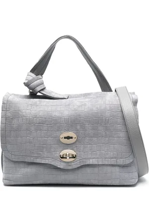 Zanellato Medium Postina Jones Caiman cross body bag