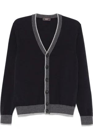 PESERICO SIGN Contrast-border cardigan