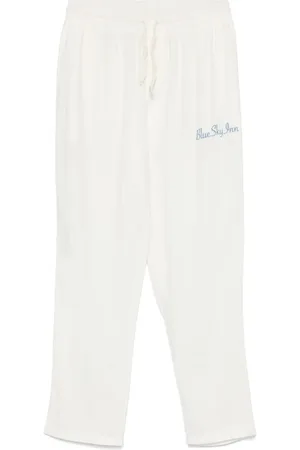 BLUE SKY INN Logo-embroidered trousers