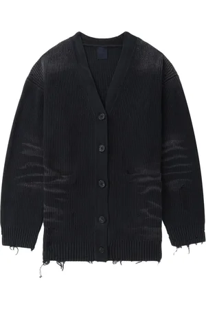 JUUN.J Distressed-effect cardigan