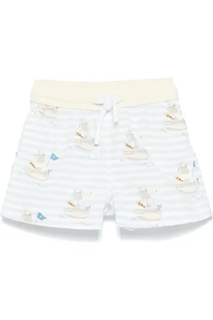 PATACHOU Pirates-print swim shorts