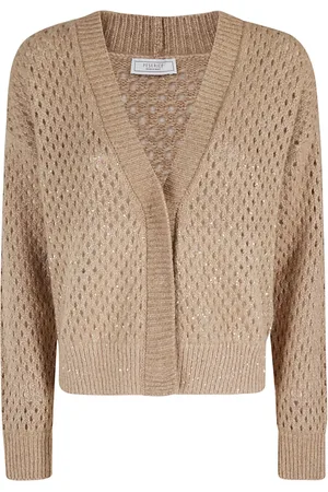 PESERICO SIGN Sequin-embellished cardigan