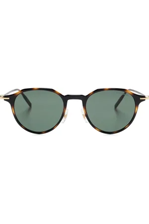 Montblanc Tortoiseshell-effect sunglasses