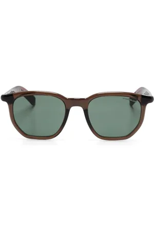 Montblanc Geometric-frame sunglasses