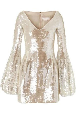 GENNY Sequin-embellished midi dress