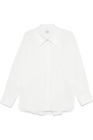 Khaite Pintuck-detailed shirt