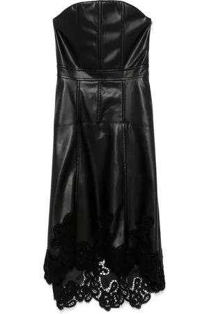 Ermanno Firenze Lace-detail dress
