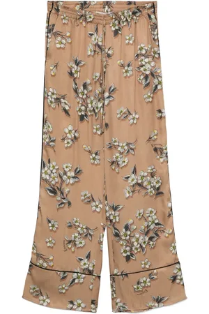 Ermanno Firenze Floral-print trousers