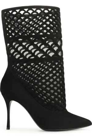 Sergio Rossi Sr Mermaid 90mm perforated ankle boots