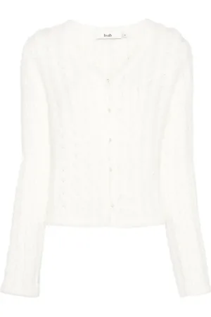 B+AB Contrast-knit cardigan