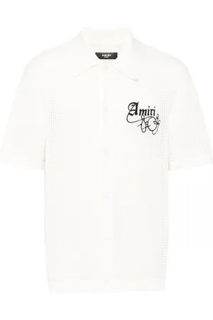 AMIRI Bowling crochet polo shirt
