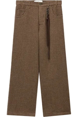 SONG FOR THE MUTE Check-pattern trousers