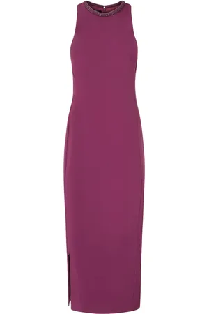 Pinko Rhinestone-embellished midi dress