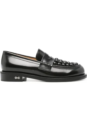 Mach & Mach Stud-embellished loafers