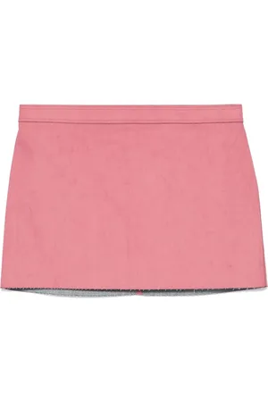 Rick Owens Coated-finish mini skirt