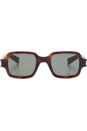 Saint Laurent Tortoiseshell-effect sunglasses