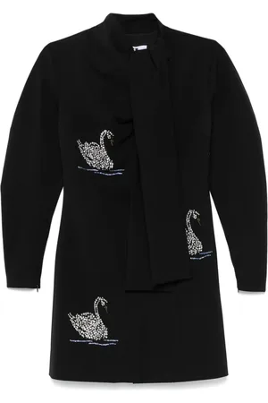 Msgm Swan-motif mini dress