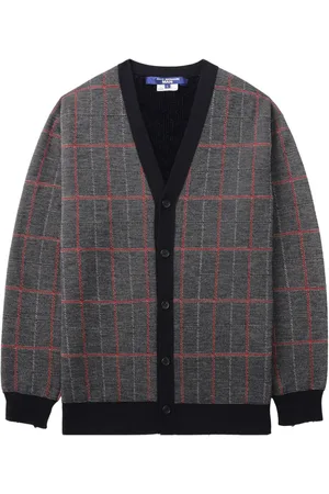 JUNYA WATANABE Check pattern v-neck cardigan