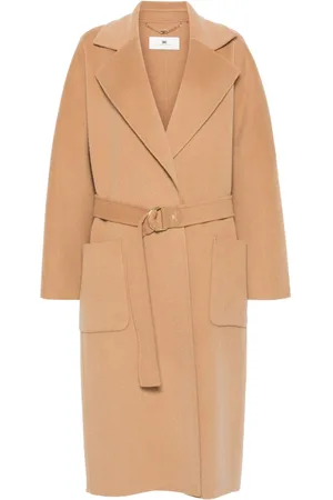 Elisabetta Franchi Wool wrap coat