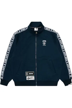A Bathing Ape Logo zip-up sweatshirt