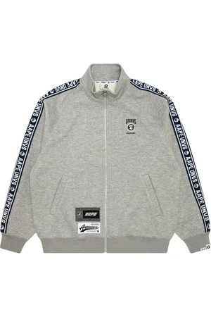 A Bathing Ape Zip-up logo sweatshirt