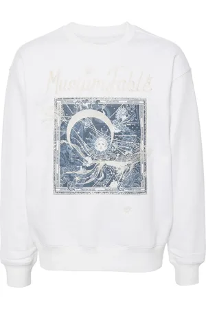 Musium Div. Logo embroidery sweatshirt