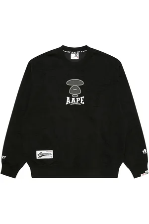 A Bathing Ape Logo-patch sweater