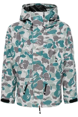 A Bathing Ape Camouflage print sport jacket