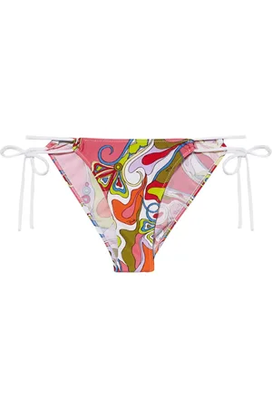 Puccini Orchidee-Print bikini bottoms