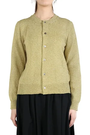 Comme des Garçons Metallic knitted cardigan