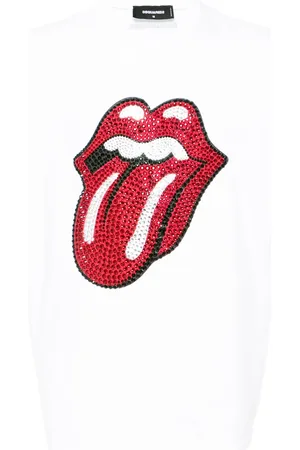 Dsquared2 Crystal embellishment vest