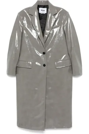 Msgm Faux-leather coat