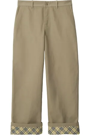 Burberry Cotton loose-fit trousers