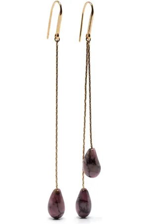 Isabel Marant Stone-pendant dangle earrings