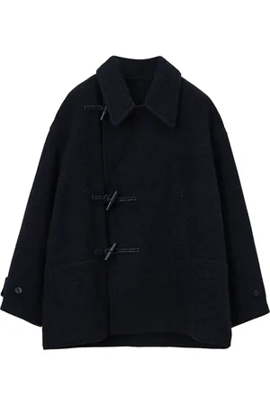 LEMAIRE Belted felted duffle jacket