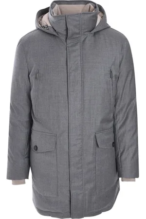 PESERICO SIGN Wool hooded coat