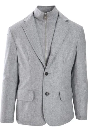 LUIGI BORRELLI NAPOLI Zip-up blazer