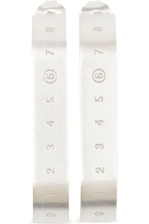 Maison Margiela Numbers-motif matte-finish earrings