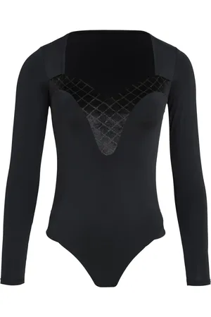 AMIR SLAMA Velvet bodysuit