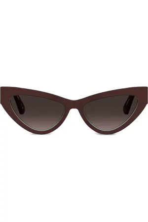 Moschino Logo-plaque sunglasses