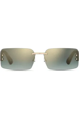 Moschino Logo-plaque sunglasses