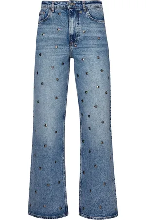 Liu Jo Stud-embellished flared jeans