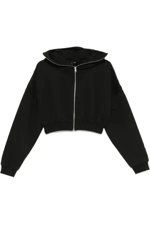 Entire Studios Cropped zip-up hoodie