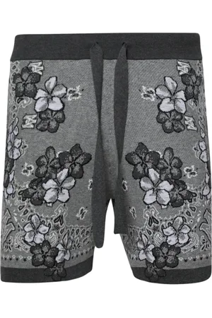 AMIRI Floral-print cotton shorts